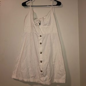 White Mini Spring Dress